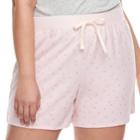 Plus Size Sonoma Goods For Life&trade; Shorts, Women's, Size: 1xl, Light Pink