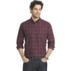 Big & Tall Arrow Classic-fit Plaid Button-down Shirt, Men's, Size: L Tall, Drk Purple