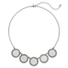 Openwork Roulette Disc Necklace, Women's, Silver