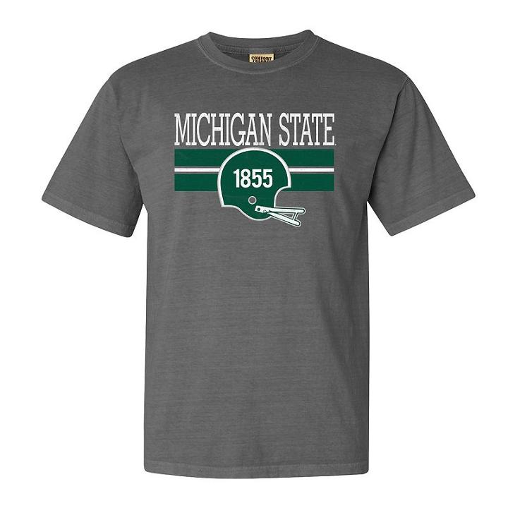 Men's Michigan State Spartans Retro Throwback Comfort Tee, Size: Xxl, Ovrfl Oth