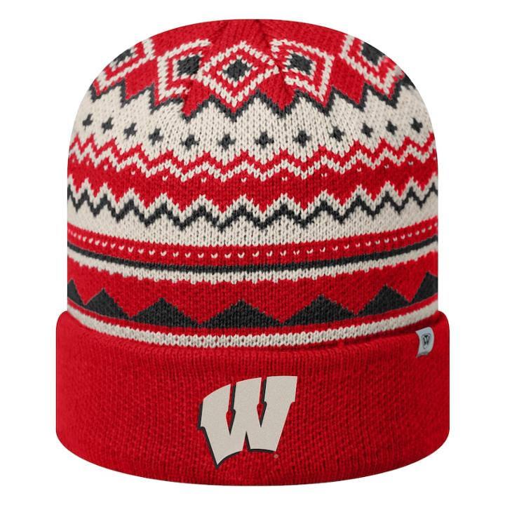 Adult Top Of The World Wisconsin Badgers Dusty Beanie, Adult Unisex, Med Red