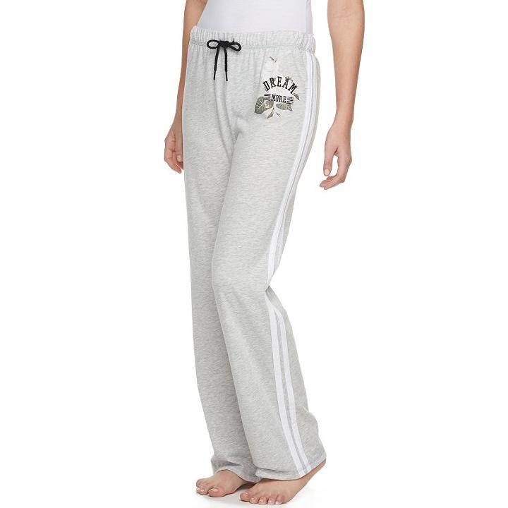 Juniors' So&reg; Track Pants, Size: Medium, Light Grey
