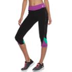 Women's Fila Sport&reg; Colorblocked Capri Leggings, Size: Small, Black