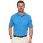 Men's Croft & Barrow&reg; Classic-fit Easy-care Interlock Pocket Polo, Size: Xxl, Med Blue