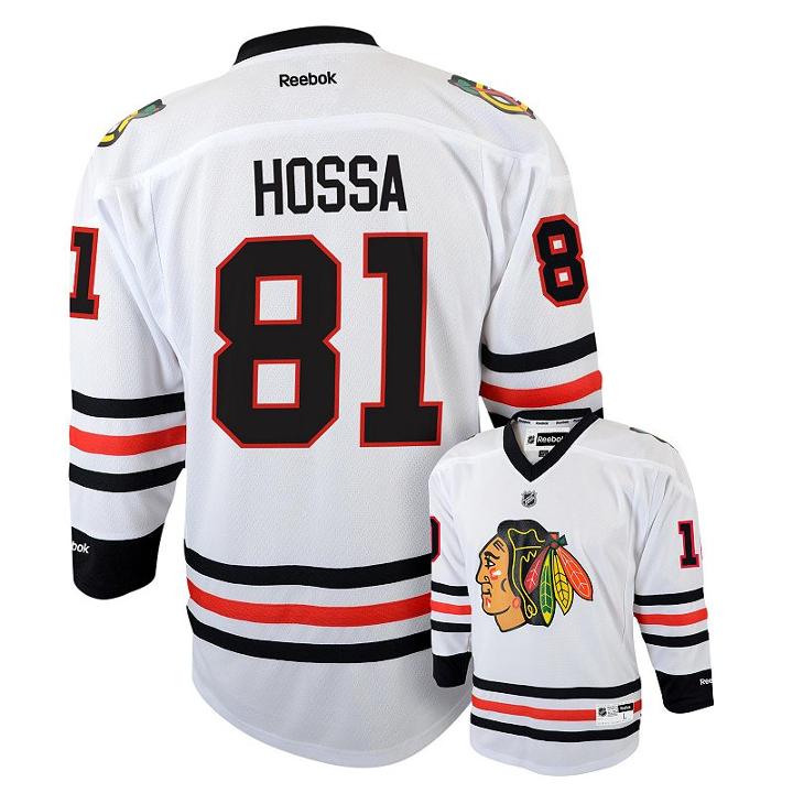 Reebok Chicago Blackhawks Marian Hossa Nhl Jersey - Boys 8-20, Boy's, Size: L-xl, White