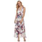 Women's Chaya Ruffle Floral Maxi Dress, Size: 2, White