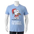 Big & Tall Peanuts Snoopy Here For The Cookies Tee, Men's, Size: Xl Tall, Med Blue