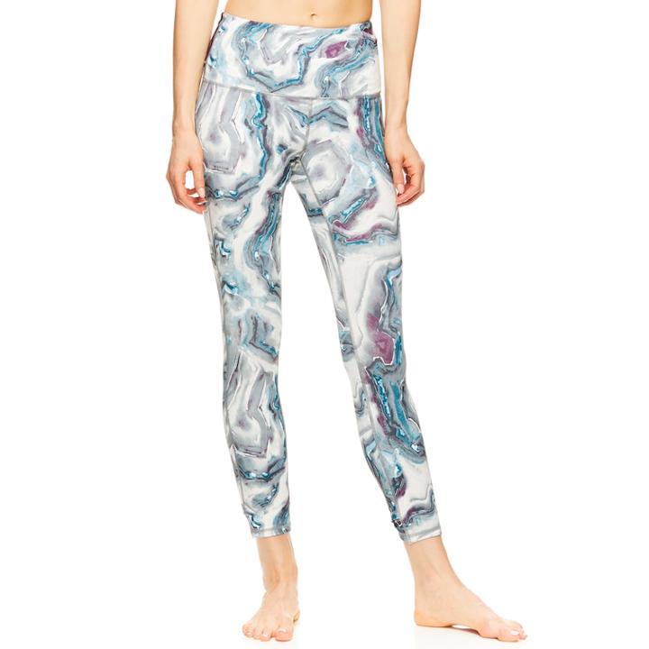 Women's Gaiam Kina High-waisted Yoga Leggings, Size: Medium, Natural