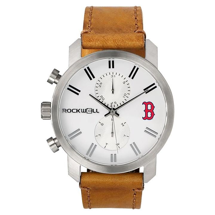 Men's Rockwell Boston Red Sox Apollo Chronograph Watch, Beig/khaki