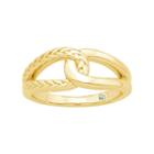 Love 360 14k Gold Wedding Ring, Adult Unisex, Size: 8, Yellow