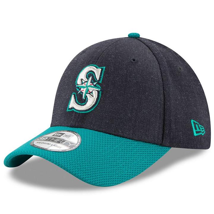 Adult New Era Seattle Mariners Change Up Redux 39thirty Fitted Cap, Size: S/m, Ovrfl Oth