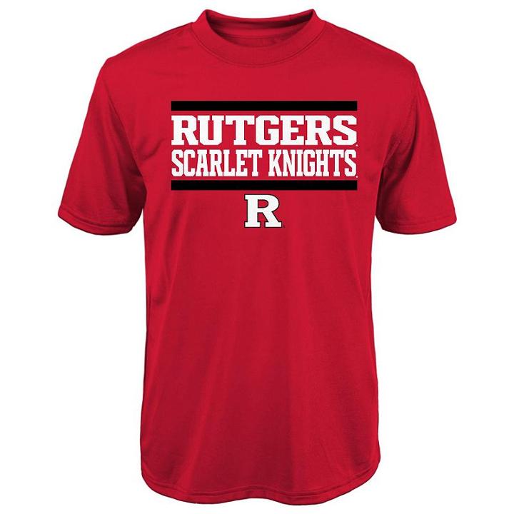 Boys 8-20 Rutgers Scarlet Knights Performance Tee, Boy's, Size: M(10-12), Red