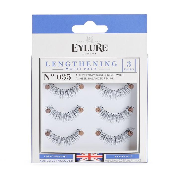 Eylure 3-pk. 035 Lengthening False Eyelashes Set, Multicolor