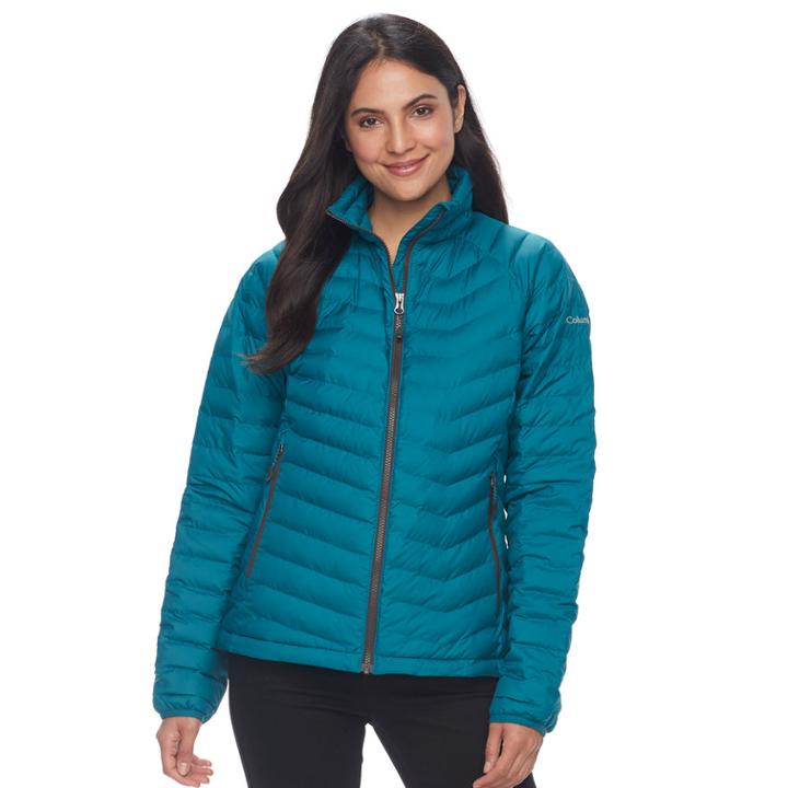 Women's Columbia Oyanta Trail Thermal Coil® Puffer Jacket, Size: Xl, Green Oth