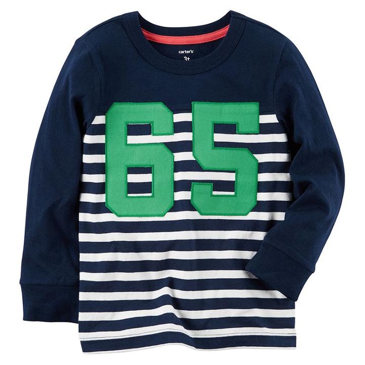Boys 4-8 Carter's Raglan Striped Tee, Boy's, Size: 4, Ovrfl Oth