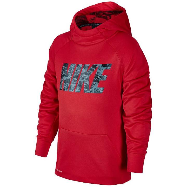 Boys 8-20 Nike Therma Swoosh Hoodie, Size: Large, Dark Pink