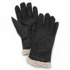 Grandoe Suede Texting Gloves, Women's, Size: Large, Black
