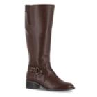 Easy Street Grande Women's Riding Boots, Size: 5.5 Med, Brown