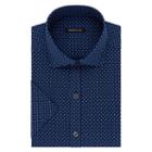 Men's Van Heusen Fresh Defense Slim-fit Dress Shirt, Size: L 16.5-17, Blue (navy)