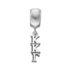 Kappa Kappa Gamma, Logoart Sterling Silver Sorority Charm, Women's, Grey