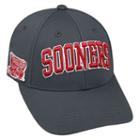 Adult Top Of The World Oklahoma Sooners Cool & Dry One-fit Cap, Men's, Grey (charcoal)