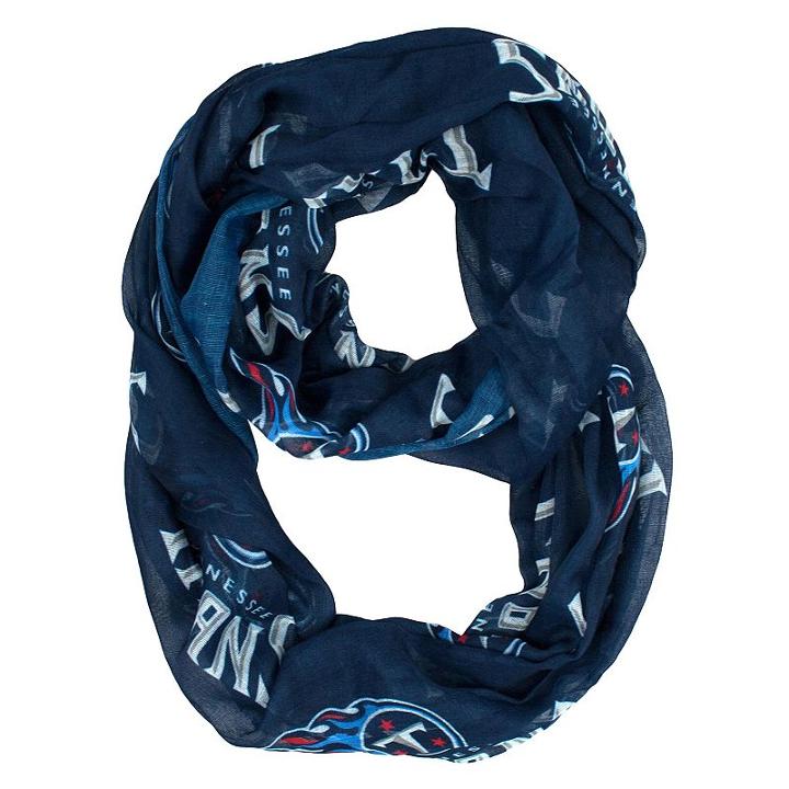Tennessee Titans Sheer Infinity Scarf, Women's, Blue