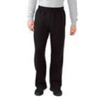 Men's Fruit Of The Loom Signature Fleece Active Pants, Size: Large, Black
