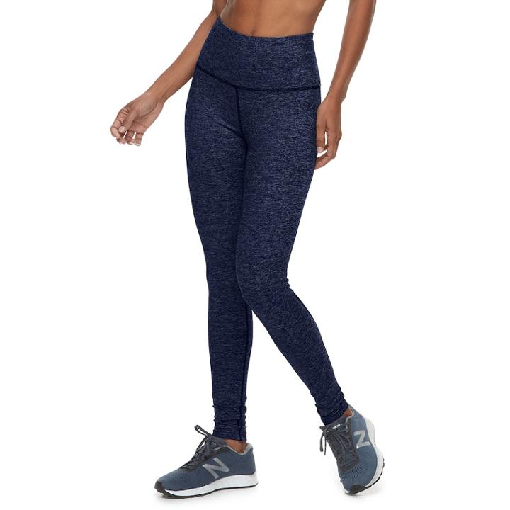 Women's Tek Gear&reg; Performance High-waisted Leggings, Size: Xs, Dark Blue