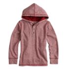 Boys 4-12 Sonoma Goods For Life&trade; Hooded Henley Top, Size: 12, Med Red