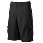 Big & Tall Urban Pipeline&reg; Dobby Messenger Cargo Shorts, Men's, Size: 54, Black