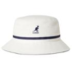 Men's Kangol Lahinch Striped Bucket Hat, Size: Small, White