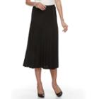 Women's Dana Buchman Mitered Midi Skirt, Size: Medium, Black