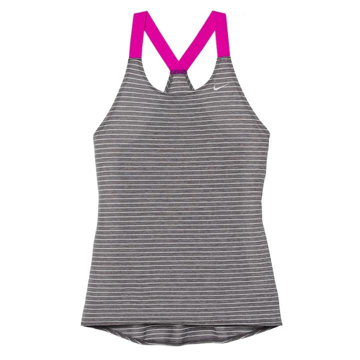 Girls 7-14 Nike Racerback Swim Cover-up Dress, Size: Medium, Grey