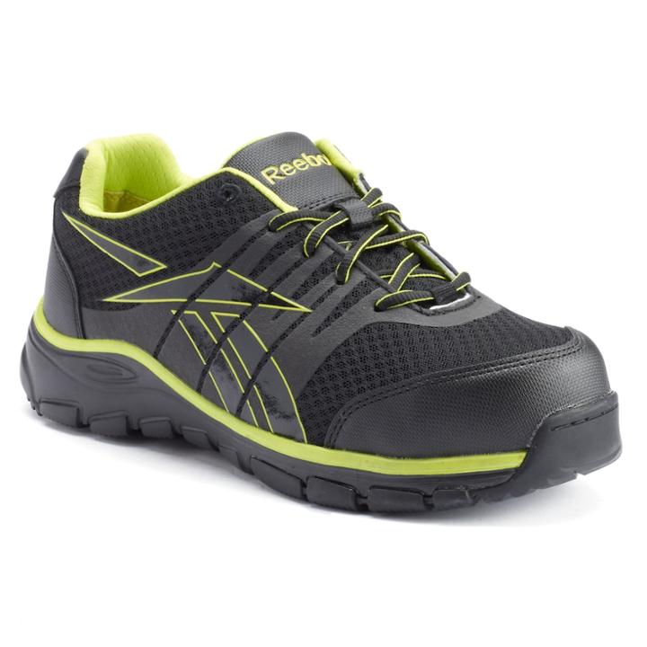Reebok Work Arion Men's Composite-toe Shoes, Size: 7.5 Wide, Black