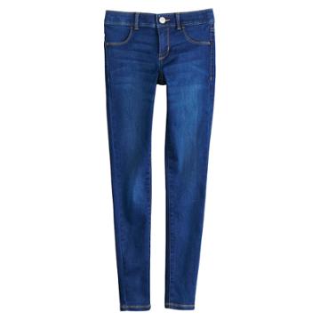 Girls 7-16 & Plus Size So&reg; Constructed Ultimate Jeggings, Size: 12, Dark Blue