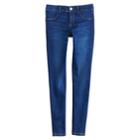 Girls 7-16 & Plus Size So&reg; Constructed Ultimate Jeggings, Size: 12, Dark Blue