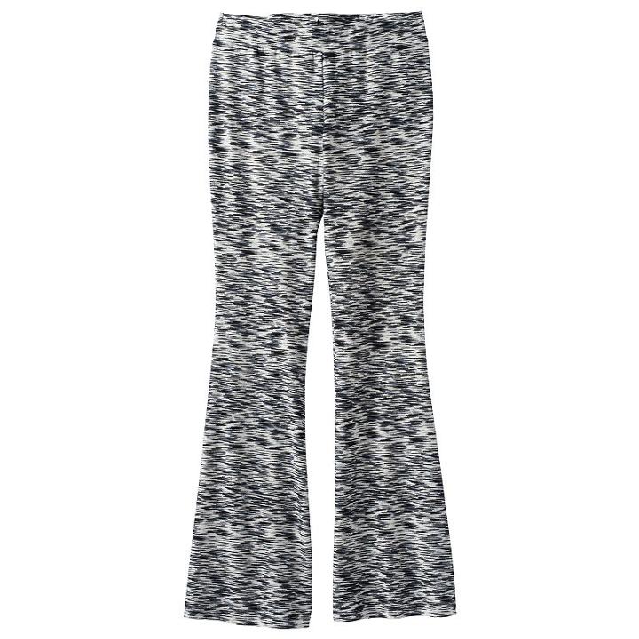 Girls 7-16 Joey B Patterned Soft Flare Pants, Girl's, Size: Medium, White Oth