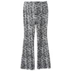 Girls 7-16 Joey B Patterned Soft Flare Pants, Girl's, Size: Medium, White Oth