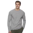 Big & Tall Apt. 9&reg; Premier Flex Classic-fit Stretch Crewneck Tee, Men's, Size: Xxl Tall, Med Grey