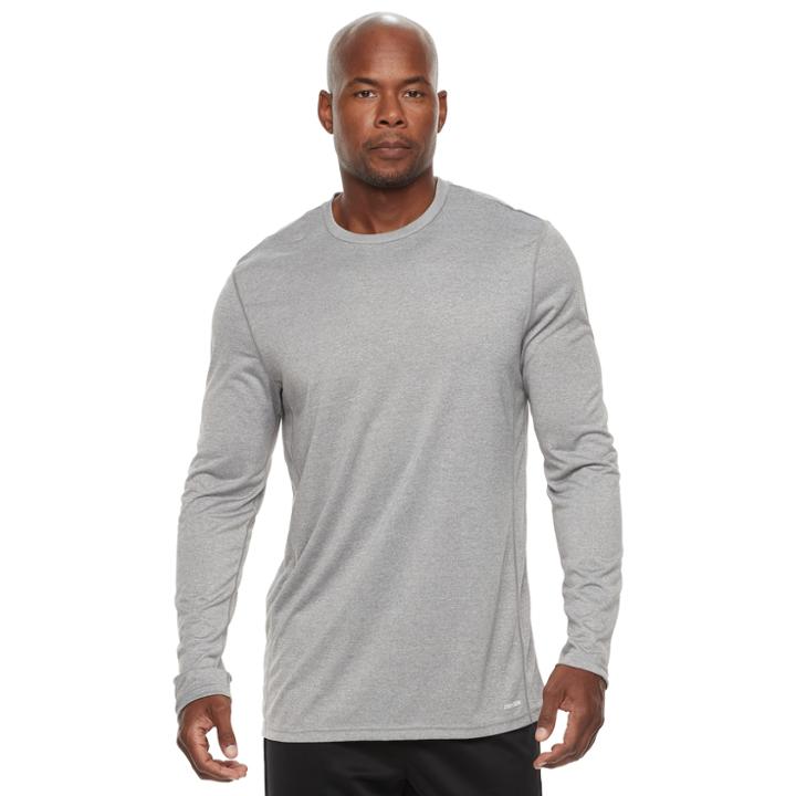 Big & Tall Tek Gear&reg; Athletic-fit Dry Tek Crewneck Performance Tee, Men's, Size: 3xb, Light Grey