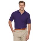 Big & Tall Croft & Barrow&reg; Classic-fit Easy-care Pique Performance Pocket Polo, Men's, Size: 4xb, Purple