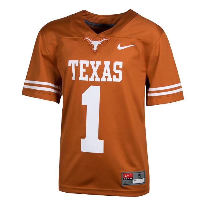 Boys 8-20 Nike Texas Longhorns Replica Jersey, Size: L 14-16, Orange
