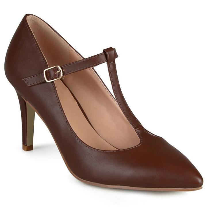 Journee Collection Dream Women's High Heels, Girl's, Size: Medium (8), Brown
