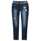 Girls 7-16 & Plus Size So&reg; Ribbed Waist Jeggings, Size: 16, Blue