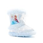 Disney's Frozen Anna & Elsa Toddler Girls' Slippers, Size: S (5/6), Light Blue