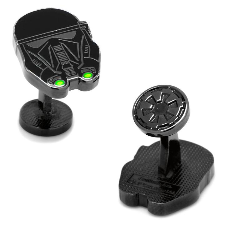 Star Wars: Rogue One Death Trooper Helmet Cuff Links, Men's, Black