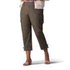 Plus Size Lee Nikki Cuffed Poplin Capris, Women's, Size: 16 - Regular, Green