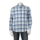 Men's Sonoma Goods For Life&trade; Flexwear Modern-fit Stretch Slubbed Button-down Shirt, Size: Xxl, White