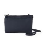 Apt. 9&reg; Baxter Rfid-blocking Double Entry Crossbody Bag, Women's, Blue (navy)