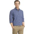 Men's Arrow Classic-fit Plaid Button-down Shirt, Size: Large, Blue Other